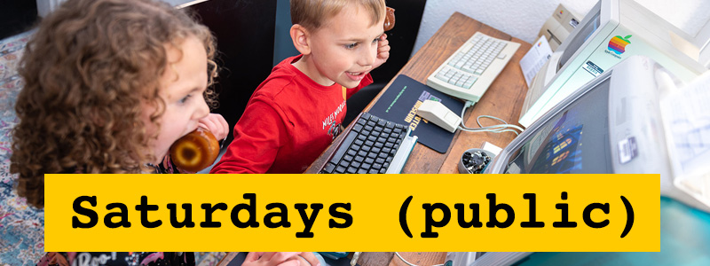 Saturdays (open to public)